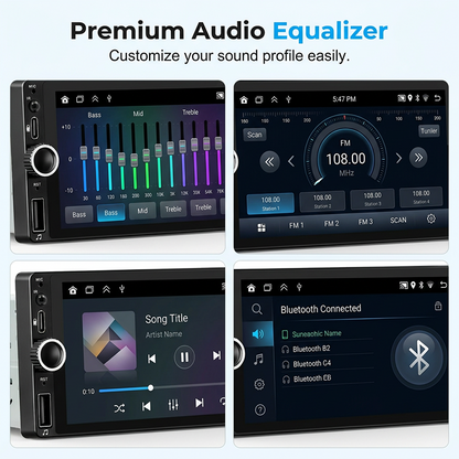 🏆LAST DAY SALE 49% OFF🔥Smart Car Stereo with WiFi, GPS Navigation, and Backup Camera