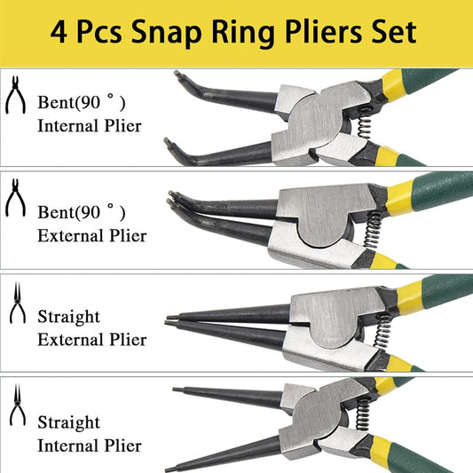 🔥HOT SALE🔧4PCS Snap Ring Pliers Set for Car Repair