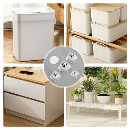 💥LAST DAY 49% OFFER🏠4 PCS Self-Adhesive Swivel Caster Wheels