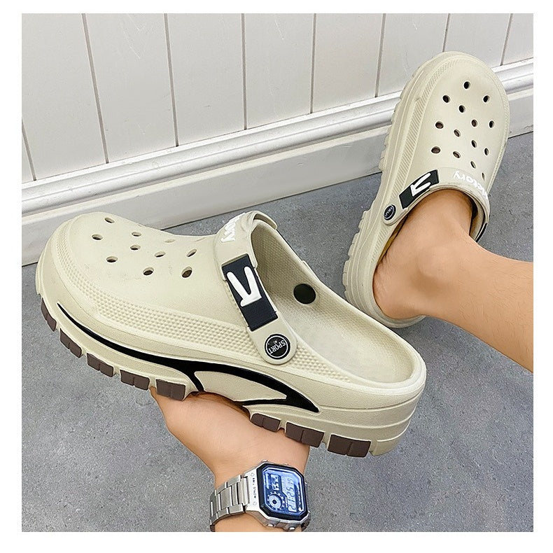 👣 LIMITED-TIME 49% OFF! ✨ Men's Breathable Slip-On Sandals – 2-in-1, Lightweight, Non-Slip 🌊