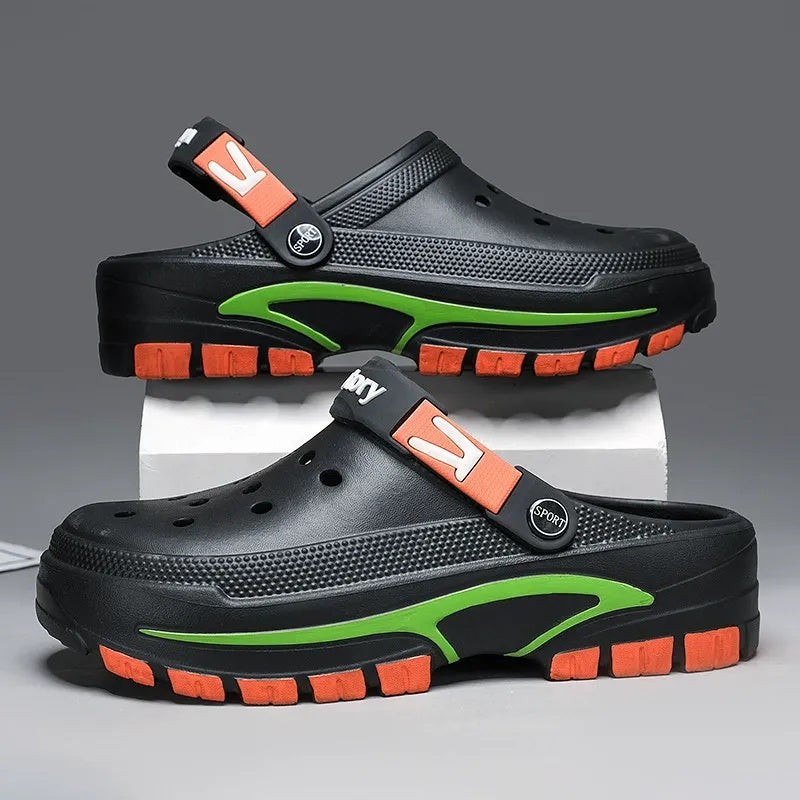 👣 LIMITED-TIME 49% OFF! ✨ Men's Breathable Slip-On Sandals – 2-in-1, Lightweight, Non-Slip 🌊