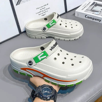 👣 LIMITED-TIME 49% OFF! ✨ Men's Breathable Slip-On Sandals – 2-in-1, Lightweight, Non-Slip 🌊