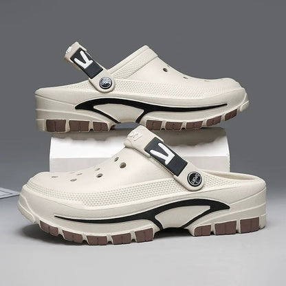 👣 LIMITED-TIME 49% OFF! ✨ Men's Breathable Slip-On Sandals – 2-in-1, Lightweight, Non-Slip 🌊