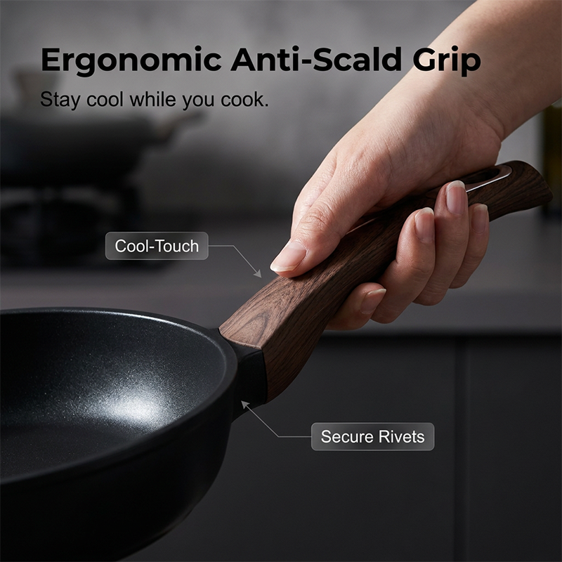🏆LAST DAY SALE 49% OFF🔥Non-Stick Frying Pan with Glass Lid for Induction and Gas
