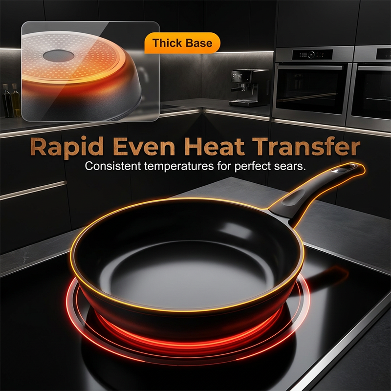 🏆LAST DAY SALE 49% OFF🔥Non-Stick Frying Pan with Glass Lid for Induction and Gas