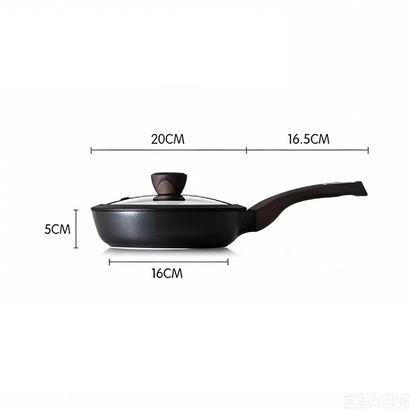 🏆LAST DAY SALE 49% OFF🔥Non-Stick Frying Pan with Glass Lid for Induction and Gas