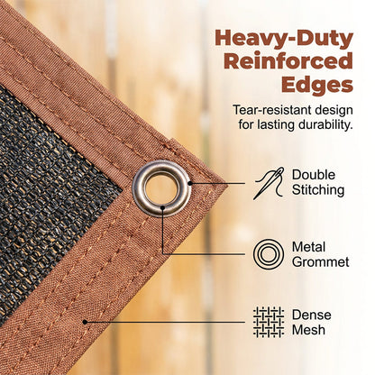💥49% OFF🌿UV-Blocking HDPE Shade Net with Grommets✨