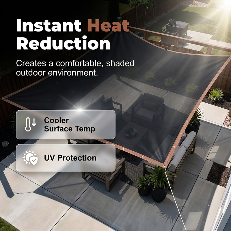 💥49% OFF🌿UV-Blocking HDPE Shade Net with Grommets✨