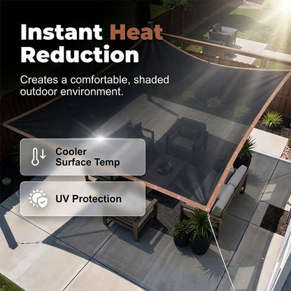 💥49% OFF🌿UV-Blocking HDPE Shade Net with Grommets✨