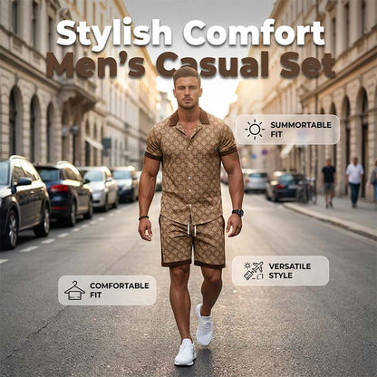 🎁2026 New Arrivals 49% OFF💥Men's Printed 2-Piece Summer Set