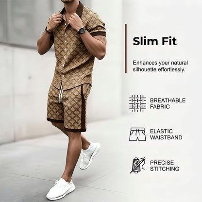 🎁2026 New Arrivals 49% OFF💥Men's Printed 2-Piece Summer Set