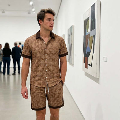 🎁2026 New Arrivals 49% OFF💥Men's Printed 2-Piece Summer Set