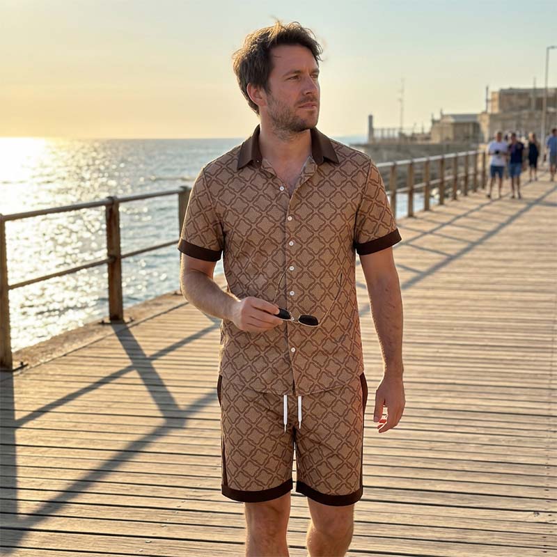 🎁2026 New Arrivals 49% OFF💥Men's Printed 2-Piece Summer Set