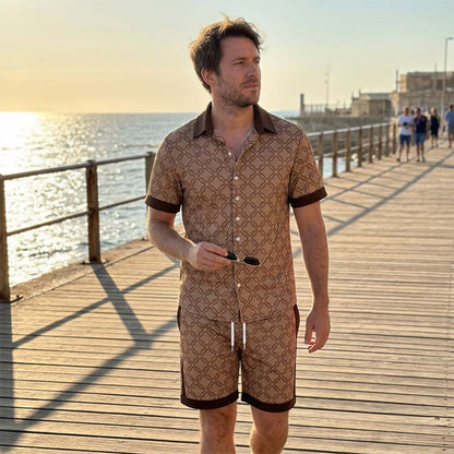 🎁2026 New Arrivals 49% OFF💥Men's Printed 2-Piece Summer Set