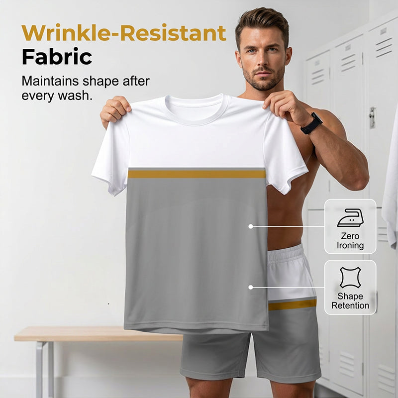 🎁2026 New Arrivals 49% OFF💥Men's Summer Color-Block Sportswear Set