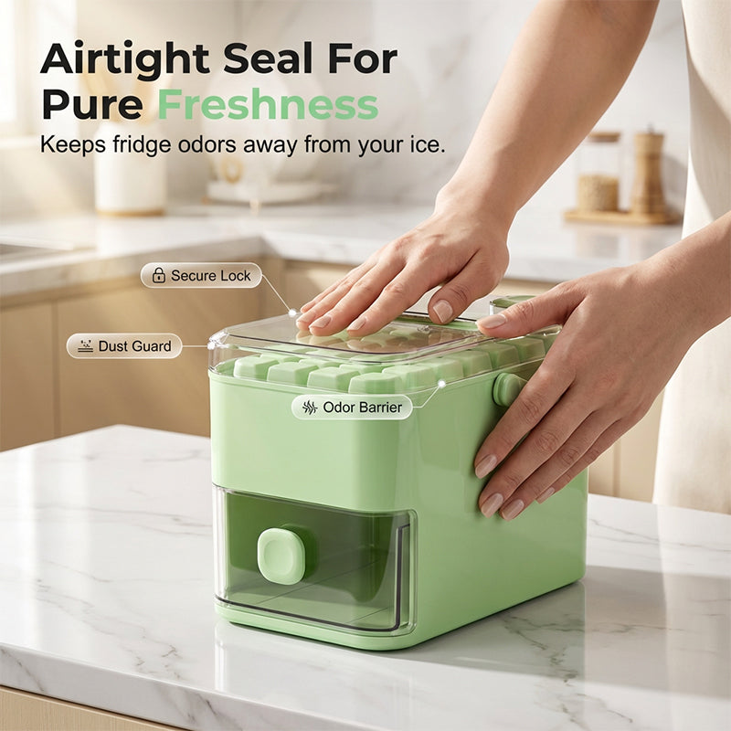 🔥49% OFF NOW! 🧊 Ditch the struggle. Press down, watch the ice plopinto the bin. Zero effort, max ice. 🚀