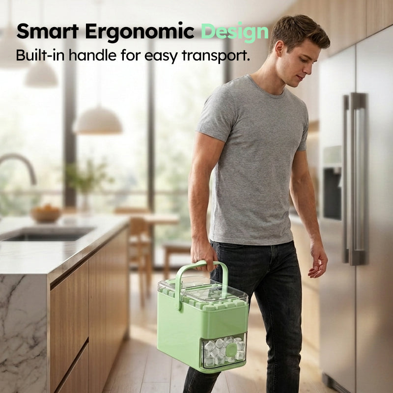 🔥49% OFF NOW! 🧊 Ditch the struggle. Press down, watch the ice plopinto the bin. Zero effort, max ice. 🚀