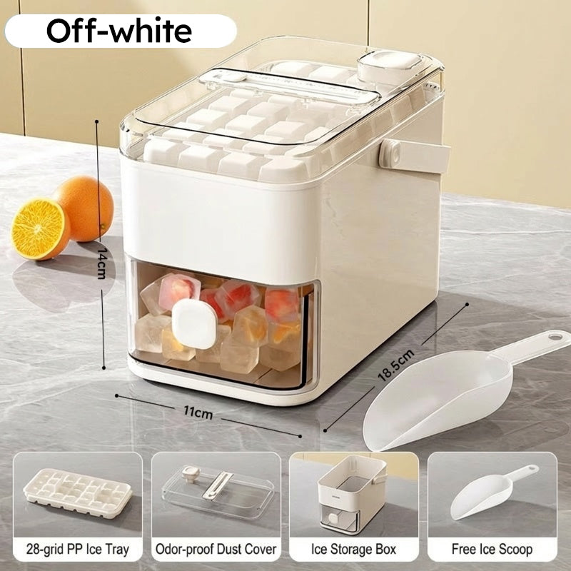 🔥49% OFF NOW! 🧊 Ditch the struggle. Press down, watch the ice plopinto the bin. Zero effort, max ice. 🚀