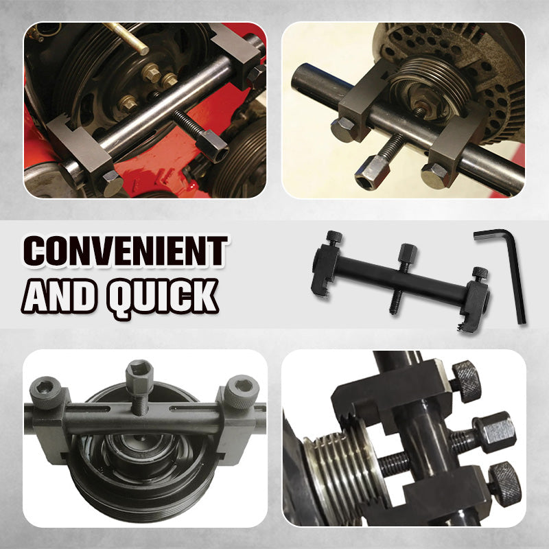 🎉 2026 Sale — Over 25600 Sold! 🔧Heavy-Duty Adjustable Crankshaft Pulley Removal Tool｜Universal Automotive Engine Puller ✨