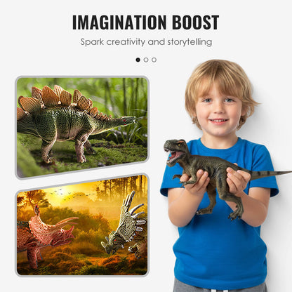 🥳2026 HOT SALE🥳💞50K+ SOLD! 🦖🎁 49% OFF! Kids Fun & Educational Dinosaur Toy Kit – T‑Rex head storage box keeps toys organised. Lifelike figures, waterproof & durable – sparks imagination & learning! 🧩✨