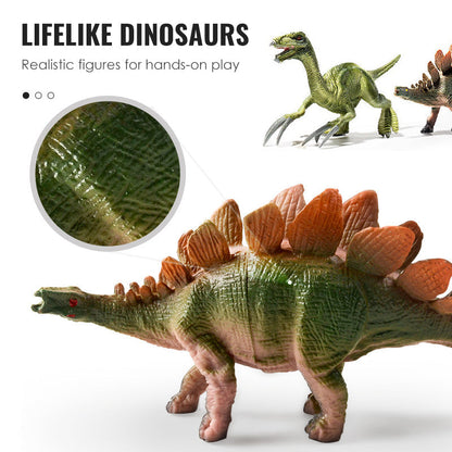 🥳2026 HOT SALE🥳💞50K+ SOLD! 🦖🎁 49% OFF! Kids Fun & Educational Dinosaur Toy Kit – T‑Rex head storage box keeps toys organised. Lifelike figures, waterproof & durable – sparks imagination & learning! 🧩✨