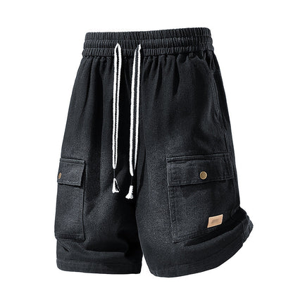 🩳 49% OFF NOW! 🏙️ Men's Loose Denim Cargo Shorts – High street style & adjustable fit – Durable cotton, perfect for skatepark or summer streets 🛹