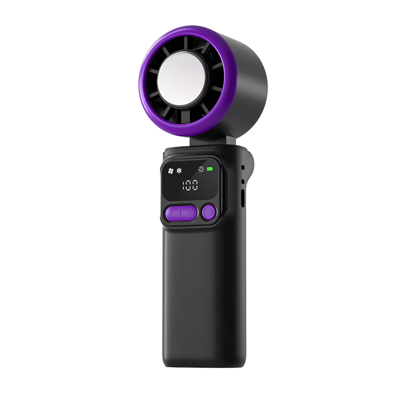 🌬️ LIMITED-TIME 49% OFF! ✨ 199-Speed Handheld Fan – Digital Display, Frost Surface, Adjustable Head 🌡️