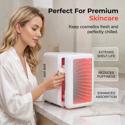 🥳 49% OFF! 🥳Infinity Mirror Mini Fridge for Car & Home