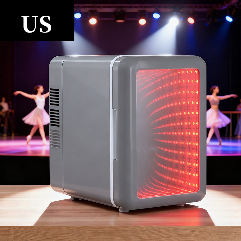 🥳 49% OFF! 🥳Infinity Mirror Mini Fridge for Car & Home