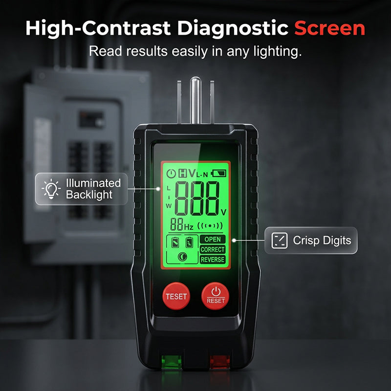 ⏳Time-Limited Special⏰Digital Circuit Breaker Finder and Outlet Tester Kit