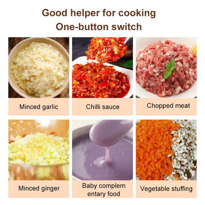 🎁2026 New Arrivals 49% OFF💥Cordless Multifunctional Mini Electric Food Processor, Wireless Portable Kitchen Chopper for Minced Meat, Garlic & Baby Puree, Fast Food Prep Kitchen Helper