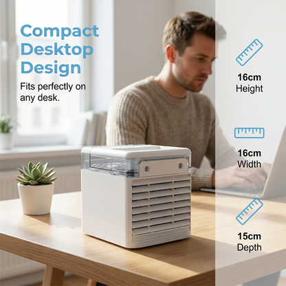⏳LIMITED-TIME 49% OFF! ❄️Portable Air Cooler with 3 Speeds