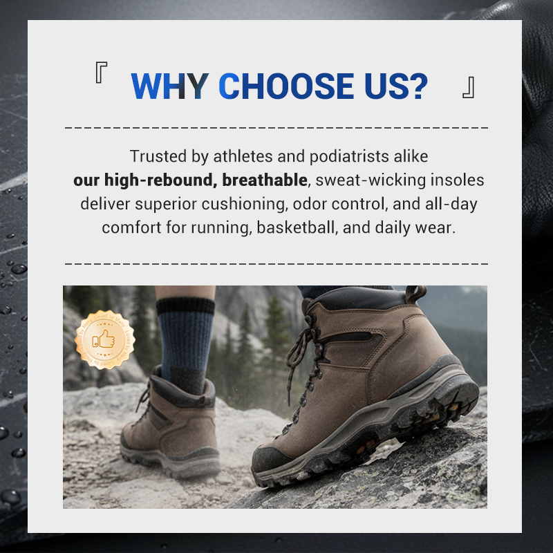 ⏳Time-Limited Special⏰Professional Sport Insoles with Arch Support & Shock Absorption