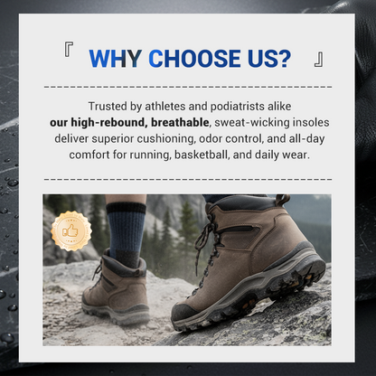 ⏳Time-Limited Special⏰Professional Sport Insoles with Arch Support & Shock Absorption