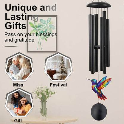 🎵 LIMITED-TIME 49% OFF! 💥 Vintage Metal Memorial Wind Chimes – Soothing Melody, Rust-Resistant Aluminum, Retro Design ✨