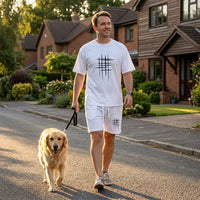 Men's Casual Top & Shorts 2-Piece Set – Loose Fit, Breathable & Fade-Resistant Graphic Print 😎👕
