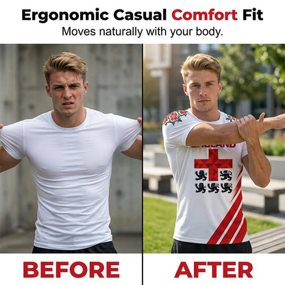👕 49% OFF NOW! ⏰ Premium England Football Fan Jersey – Breathable & lightweight – Official team colours, perfect for match day or training – show your pride ⚽🏆