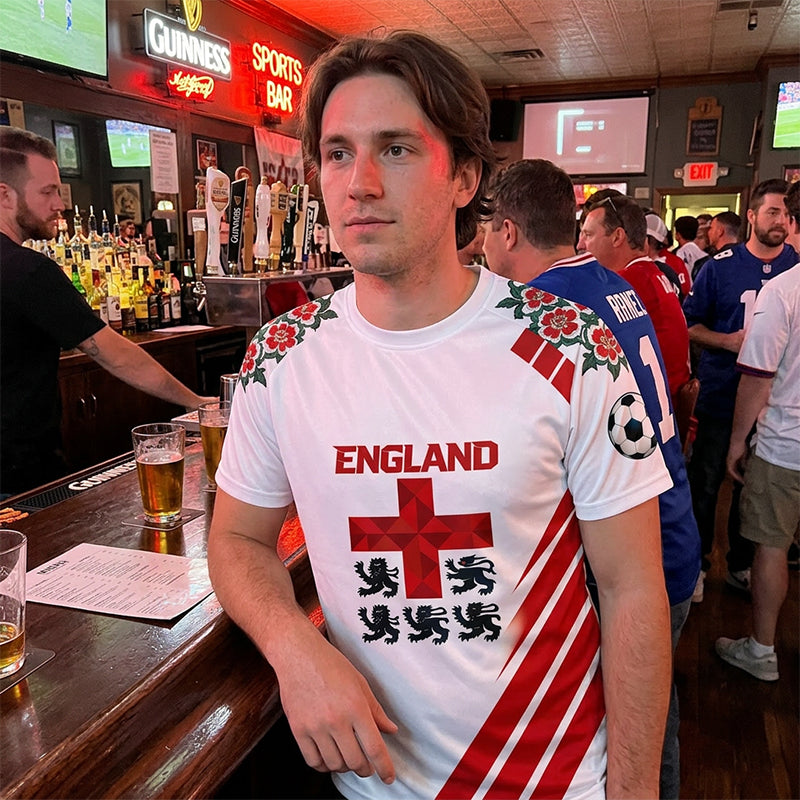 👕 49% OFF NOW! ⏰ Premium England Football Fan Jersey – Breathable & lightweight – Official team colours, perfect for match day or training – show your pride ⚽🏆