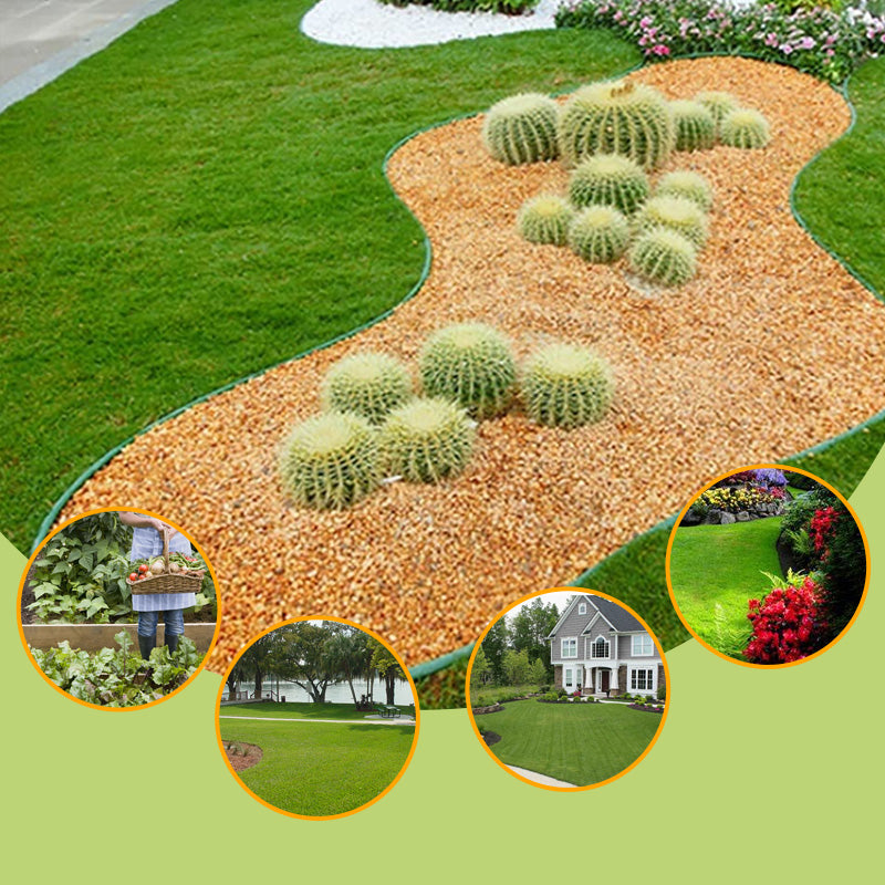 ⏳Time-Limited Special⏰10M Landscape Edging Plastic Roll with 30 PCS  Spikes