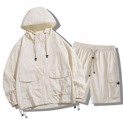 🧥 49% OFF NOW! 🏔️ Unisex Mountain Style Ice Cooling Sun Protection Jacket – Breathable, Cargo Pockets & Weather Shield 🛡️