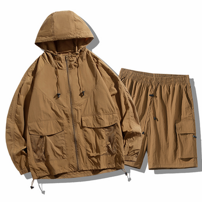 🧥 49% OFF NOW! 🏔️ Unisex Mountain Style Ice Cooling Sun Protection Jacket – Breathable, Cargo Pockets & Weather Shield 🛡️