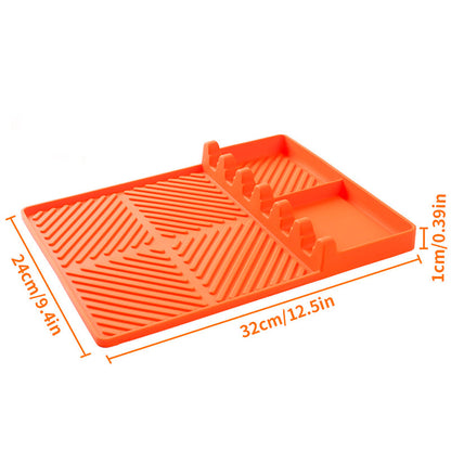 🏆LAST DAY SALE 49% OFF🔥Silicone Grill Mat for Side Shelf