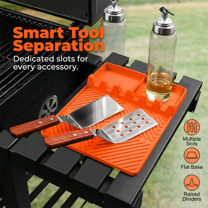 🏆LAST DAY SALE 49% OFF🔥Silicone Grill Mat for Side Shelf