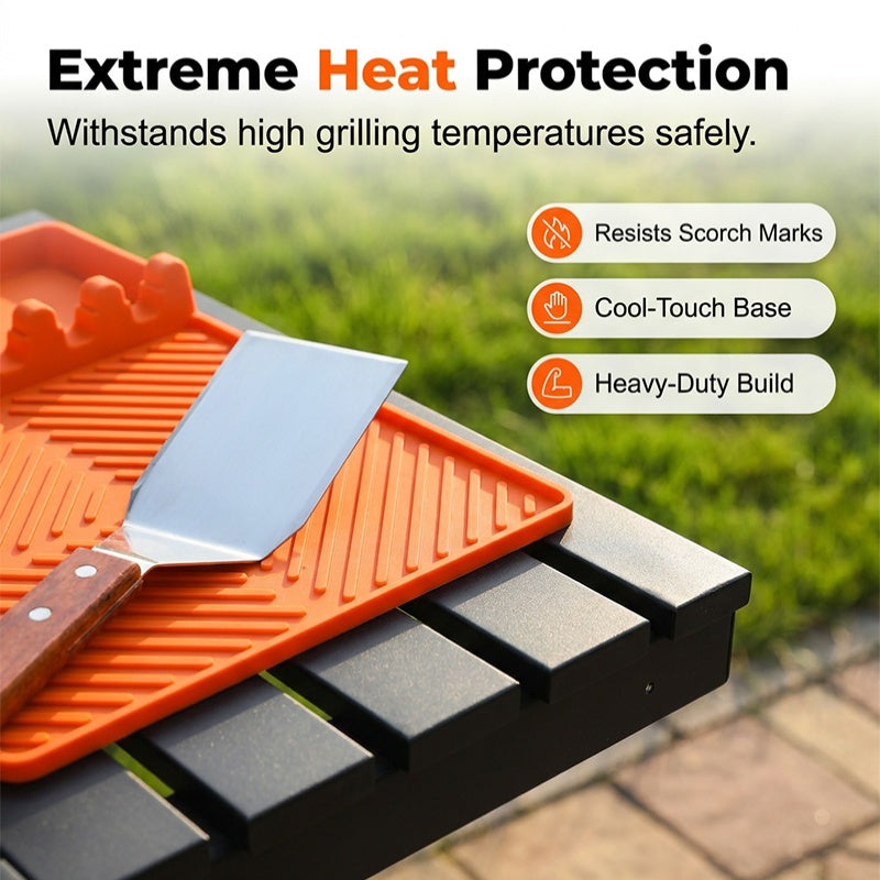 🏆LAST DAY SALE 49% OFF🔥Silicone Grill Mat for Side Shelf