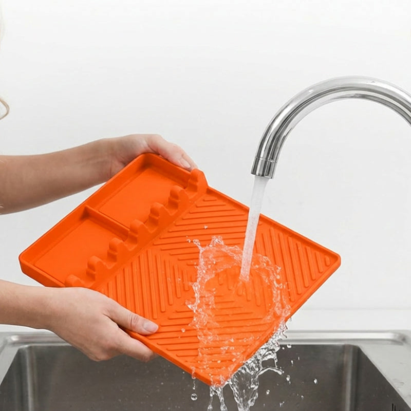 🏆LAST DAY SALE 49% OFF🔥Silicone Grill Mat for Side Shelf