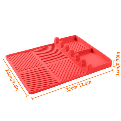 🏆LAST DAY SALE 49% OFF🔥Silicone Grill Mat for Side Shelf