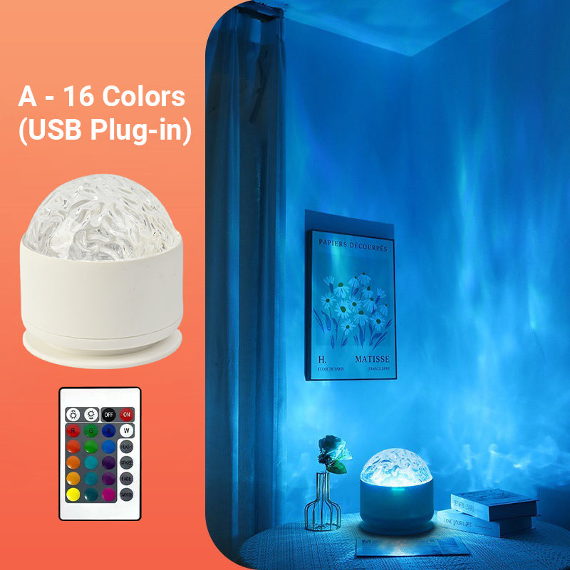 🌌 49% OFF NOW! 🎇Aurora Night Light Projector with Remote Control