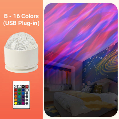 🌌 49% OFF NOW! 🎇Aurora Night Light Projector with Remote Control