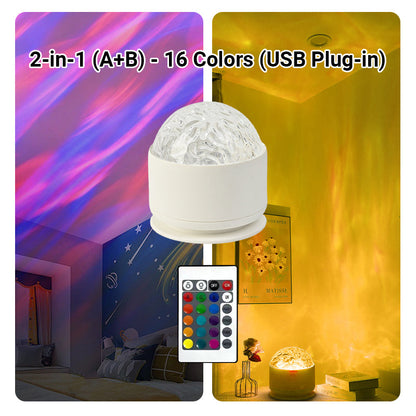 🌌 49% OFF NOW! 🎇Aurora Night Light Projector with Remote Control