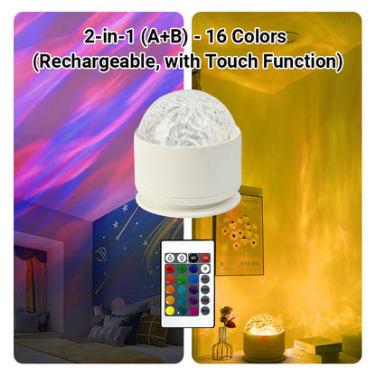 🌌 49% OFF NOW! 🎇Aurora Night Light Projector with Remote Control